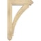Ekena Millwork Thorton Arts and Crafts Rough Sawn Bracket w/ Offset Brace, Douglas Fir, 6"W x 22"D x 34"H BKT0604X22X34THR03RDF - alternate 2